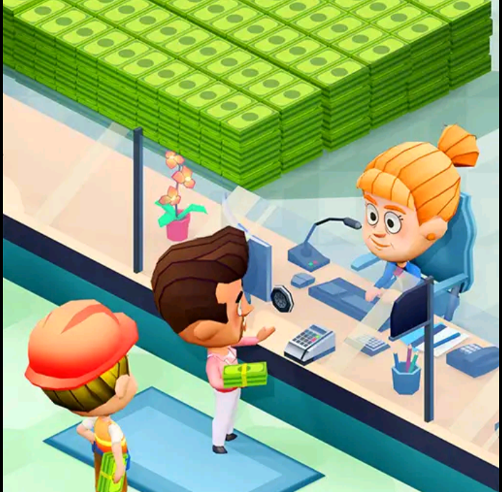 Idle Bank Tycoon (MOD, Dinheiro ilimitado)